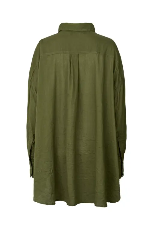 Raben Saloner – Noah Skjorte,  Army Green - Billede 6