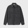 Women’s Jazy Shirt i sort – langærmet bomuldsskjorte fra American Vintage.