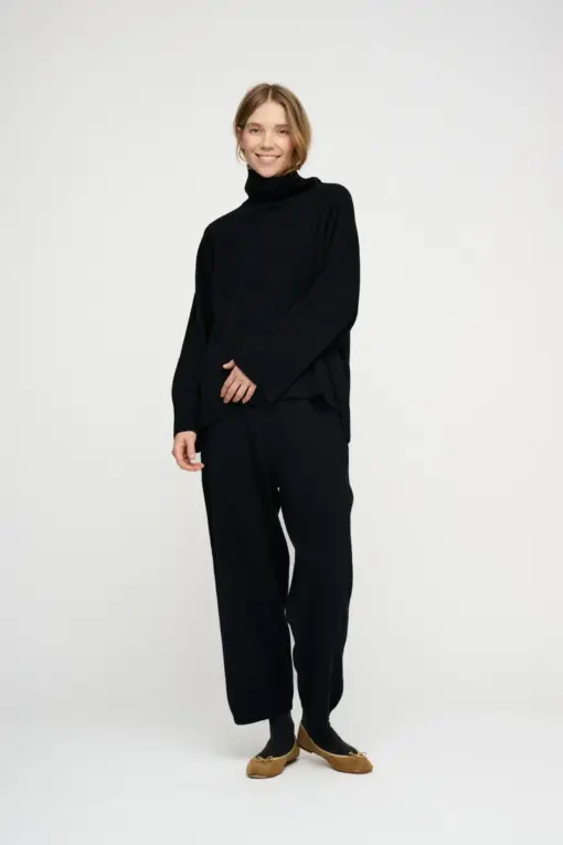 Moshi Moshi Mind – Aster Knit Merino, Black - Billede 2
