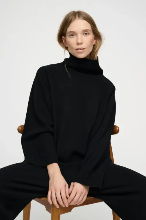 Moshi Moshi Mind – Aster Knit Merino, Black - Billede 5
