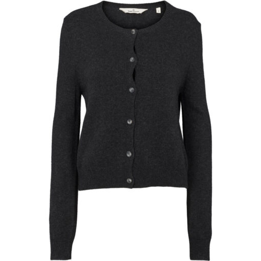 Basic Apparel – Cady Cardigan, Dark Grey Mel. - Billede 6