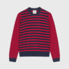 Mads Nørgaard Cashmere Blend Ingrid Knit – Deep Well med Goji Berry detaljer.