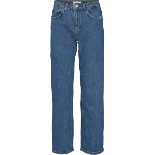 Basic Apparel – Elisa Jeans, Mid Blue - Billede 7