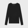 Evermore Tee i sort TENCEL™ modal med tommelfingerhul fra moshi moshi mind