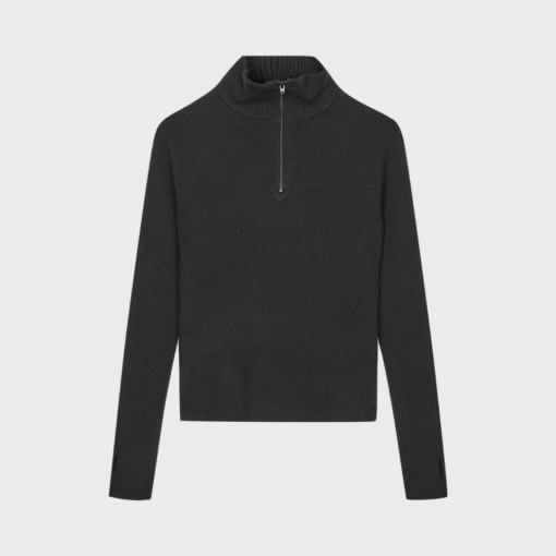 Fine Merino Ida Knit – sort merinouldstrøje fra Mads Nørgaard