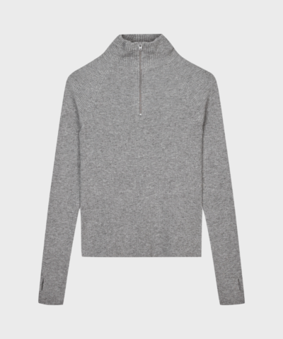 Mads Nørgaard – Fine Merino Ida Knit, Grey Melange