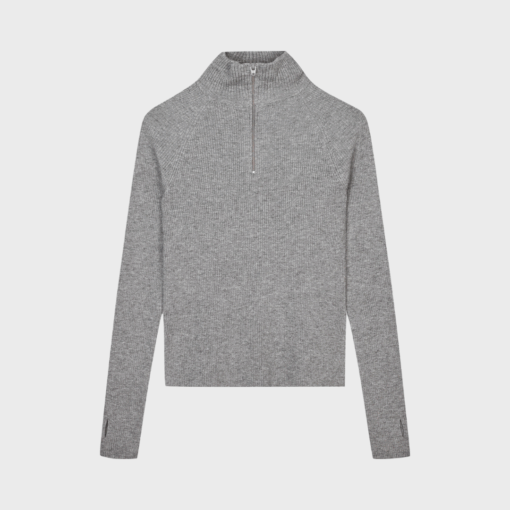 Mads Nørgaard – Fine Merino Ida Knit, Grey Melange