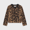 Garzati Madison Sweater i leopardprint fra Mads Nørgaard – regular fit strik.