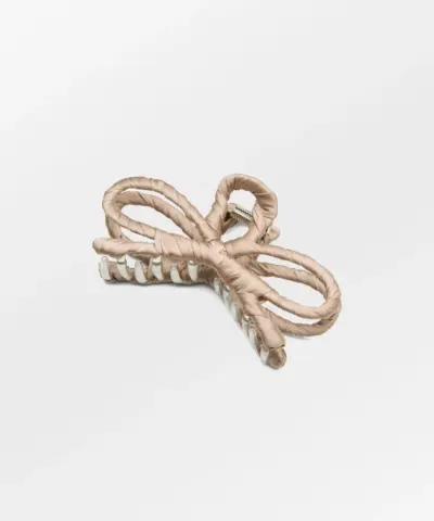 Alternative view of Beck Söndergaard – Luster Bow Hair Claw, Taupe Beige