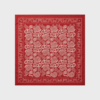 Soft Cotton Paisley Scarf i farven “Winery” fra Mads Nørgaard – paisley-print i økologisk bomuld.
