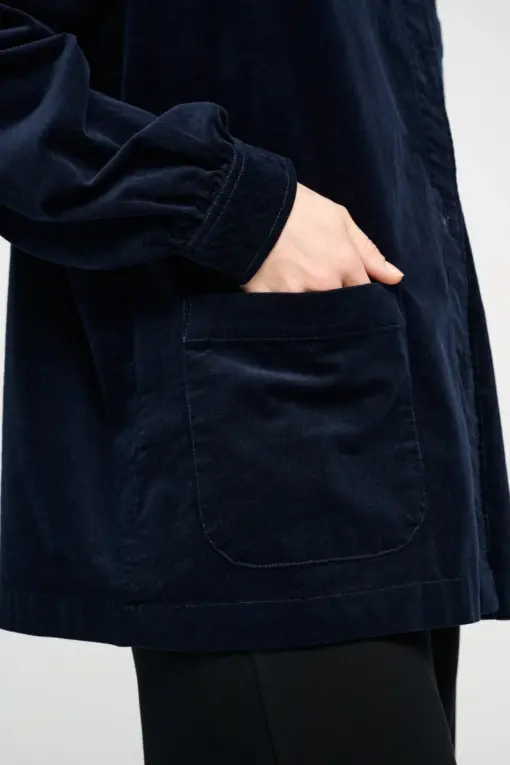 Moshi Moshi Mind - Tales Shirt Corduroy, Dark Navy - Billede 3