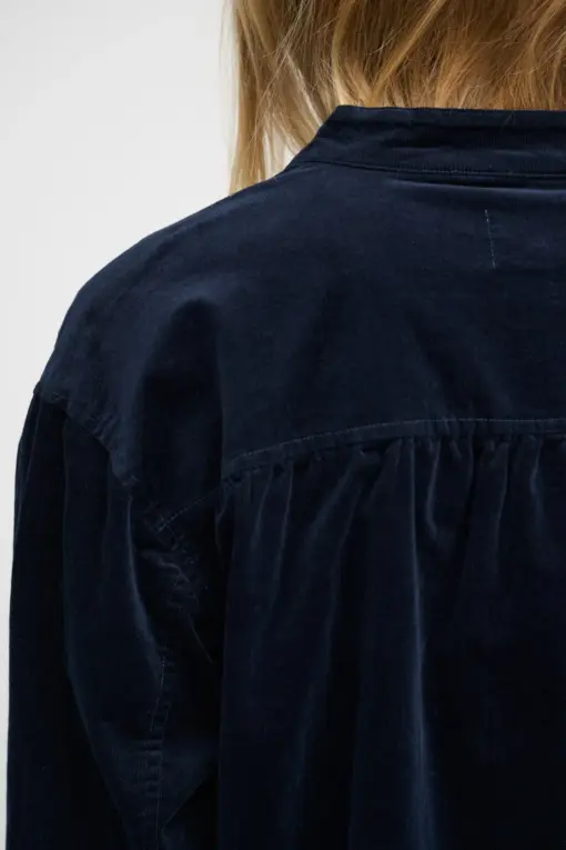 Moshi Moshi Mind - Tales Shirt Corduroy, Dark Navy - Billede 2