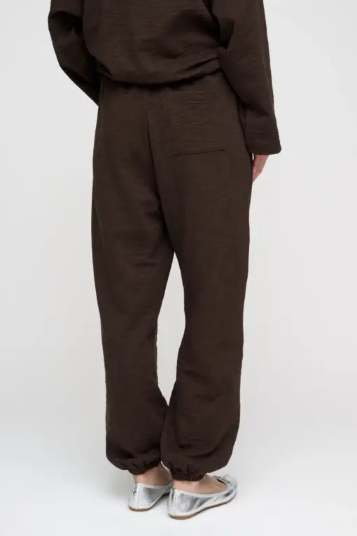Moshi Moshi Mind – Zen Sweatpants, Dark Brown - Billede 4