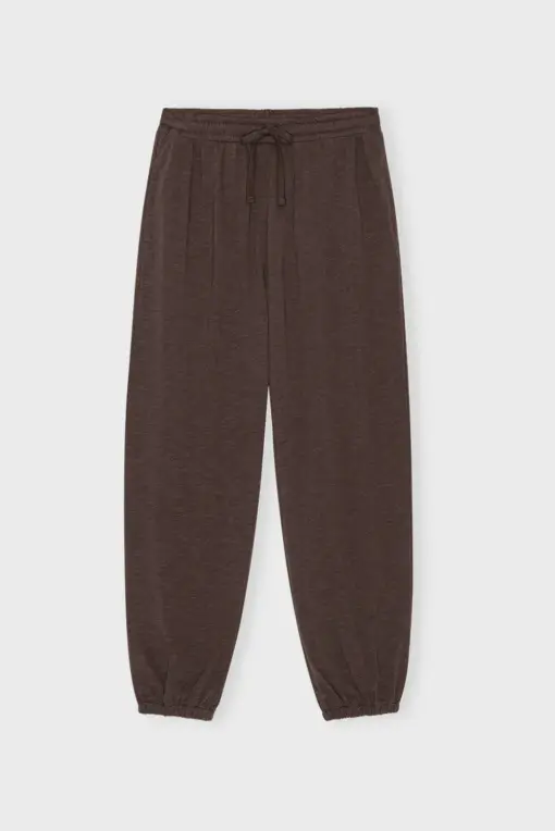Moshi Moshi Mind – Zen Sweatpants, Dark Brown - Billede 2
