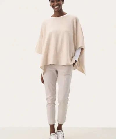 Alternative view of Part Two – Tilanna Poncho Cape, Sand