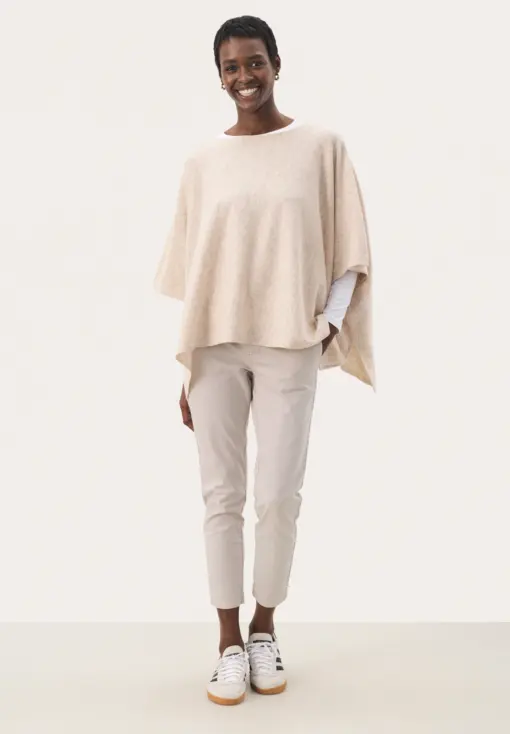 Part Two – Tilanna Poncho Cape, Sand - Billede 2