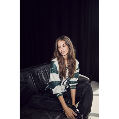 Alternative view of Haute L’Amitié - Haute 24 Stripe Blouse - Grøn