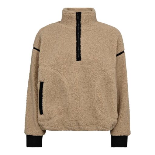 Co'Couture - MadinCC Fleece - Sand - Billede 4