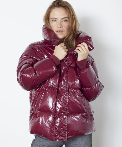 Alternative view of Co'couture - Glossy Puffer Jacket, Plum