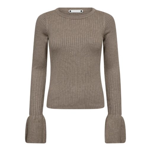 Co’Couture – BalinCC Wide Cuff Knit - Walnut - Billede 3