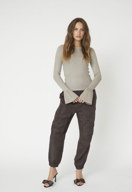 Co’Couture – BalinCC Wide Cuff Knit - Walnut - Billede 5