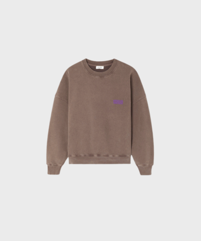 American Vintage Plizzy Sweatshirt – Blød Bomuld | Vintage Chestnut | Fri Fragt