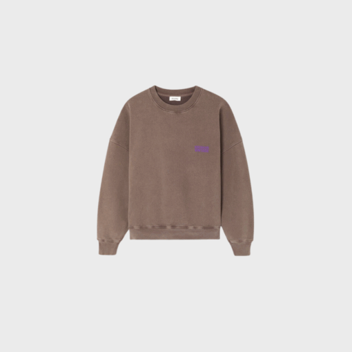 American Vintage Plizzy Sweatshirt – Blød Bomuld | Vintage Chestnut | Fri Fragt