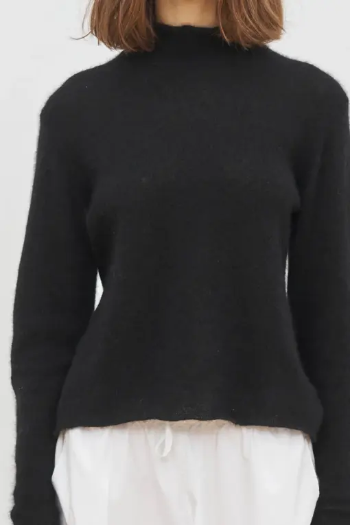 Care By Me – AVA langærmet bluse - Sort - Billede 3