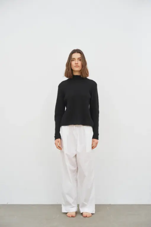 Care By Me – AVA langærmet bluse - Sort - Billede 2
