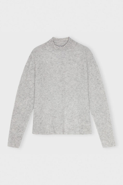 Care By Me – AVA langærmet bluse – Grå - Billede 2