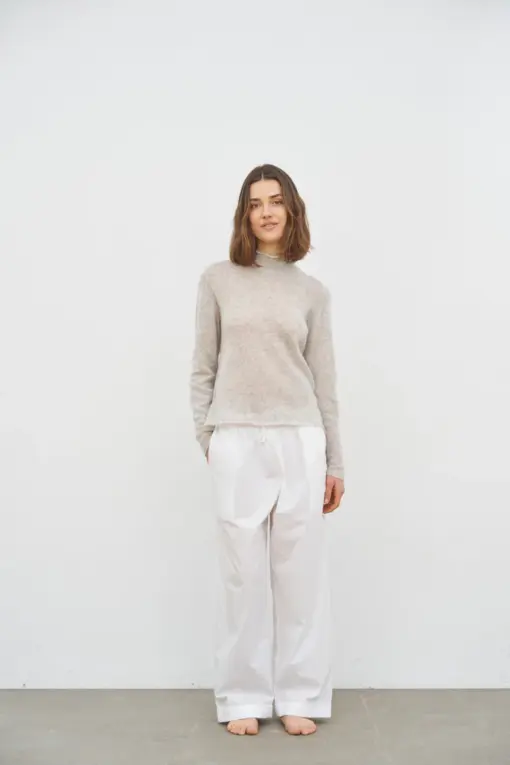Care By Me – AVA langærmet bluse – Grå - Billede 3