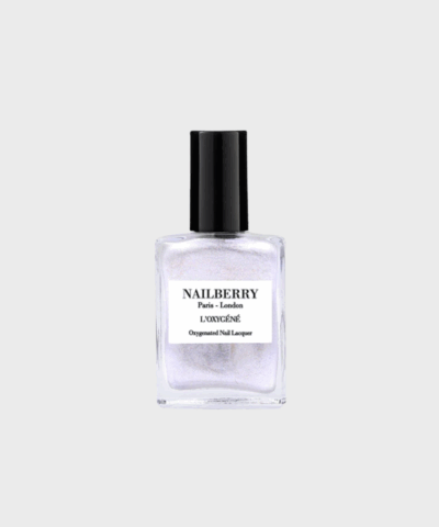 Nailberry – Stardust (15 ml) | Sølv Glimmer Neglelak | Vegansk & 12-fri