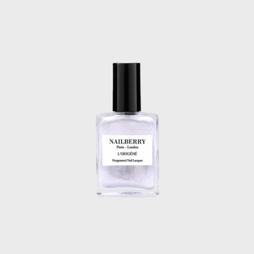 Nailberry – Stardust (15 ml) | Sølv Glimmer Neglelak | Vegansk & 12-fri
