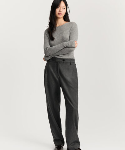 Alternative view of Aiayu - Balder Pant Fine Wool - Koksgrå