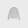 Langærmet bluse i cashmere og silke fra CARE BY ME. AVA – blød, let og feminin med rå hals og rynkedetalje.