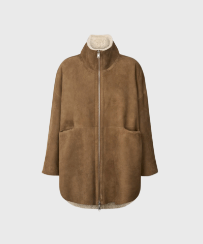 Rabens Saloner - Ejsa Shearling Coat, Dark brown