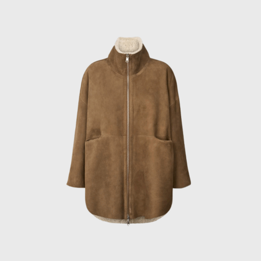 Rabens Saloner - Ejsa Shearling Coat, Dark brown