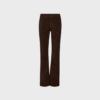 IVY Copenhagen Tara Flare Jeans – Baby Cord Expresso Brown