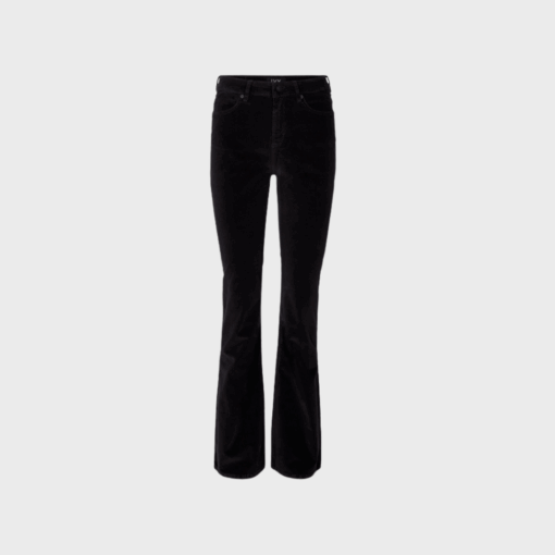 IVY Copenhagen Tara Flare Jeans – Baby Cord Sort