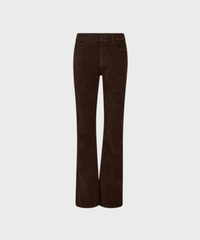 IVY Copenhagen Tara Flare Jeans – Baby Cord Expresso Brown