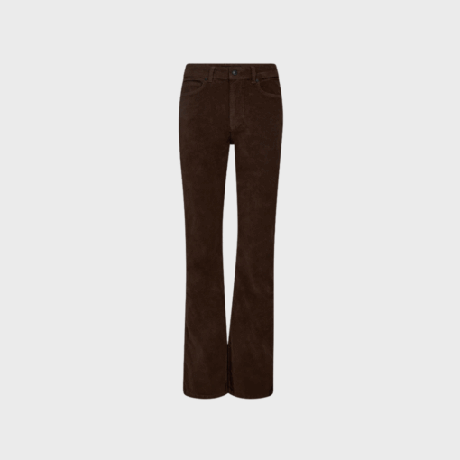 IVY Copenhagen Tara Flare Jeans – Baby Cord Expresso Brown