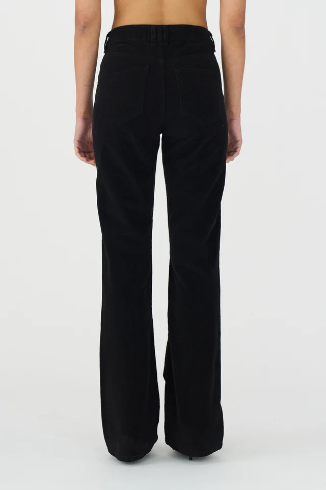 IVY – Tara Flare Jeans Baby Cord - Sort - Billede 4