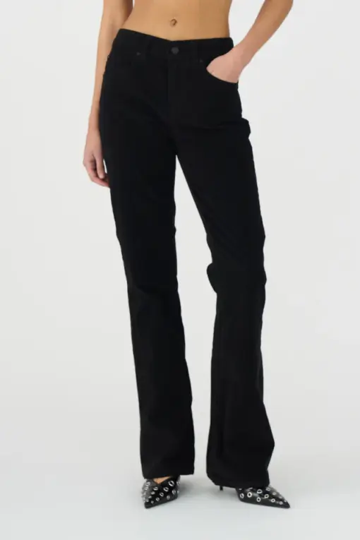 IVY – Tara Flare Jeans Baby Cord - Sort - Billede 2