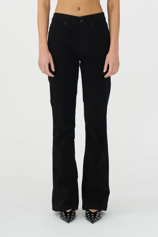 IVY – Tara Flare Jeans Baby Cord - Sort - Billede 3
