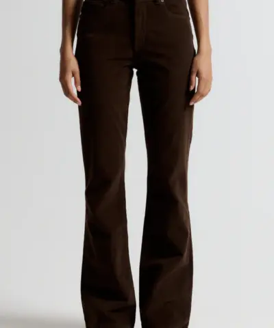 Alternative view of IVY – Tara Flare Jeans Baby Cord - Expresso Brown