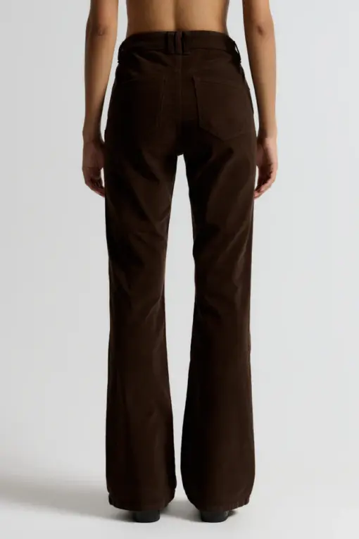 IVY – Tara Flare Jeans Baby Cord - Expresso Brown - Billede 3