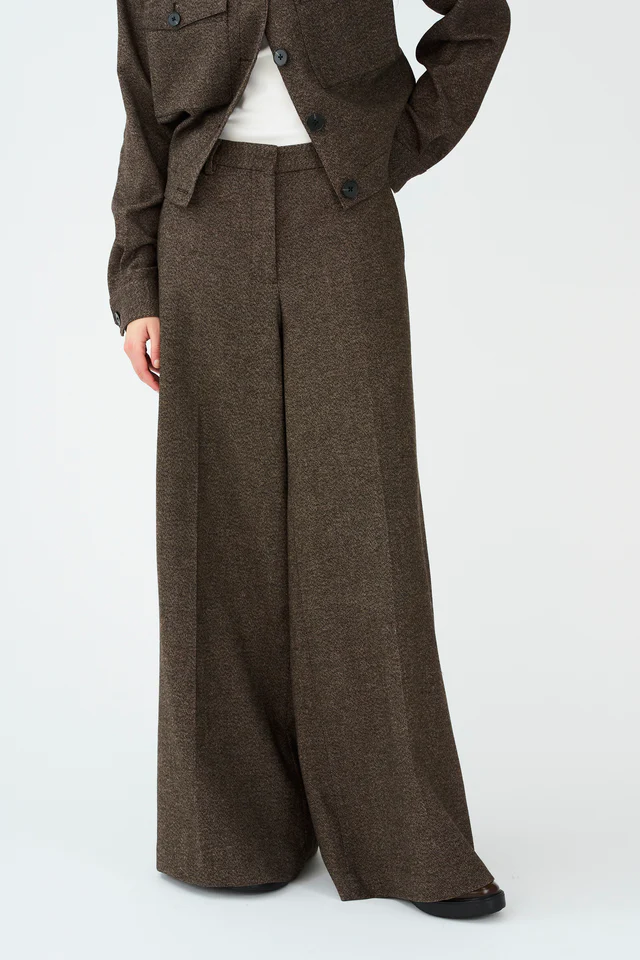 Ivy Copenhagen – Tilda Oversize Pant - Brun - Billede 5