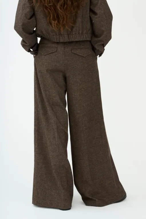 Ivy Copenhagen – Tilda Oversize Pant - Brun - Billede 4
