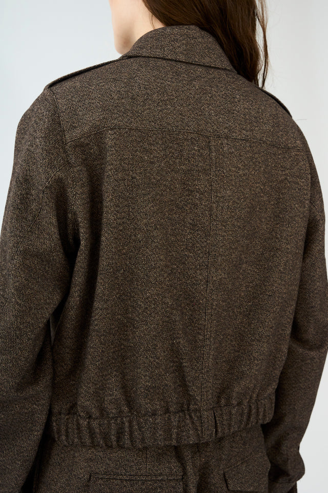 Ivy Copenhagen – Tilda Utility Cropped Coat - Brun - Billede 6