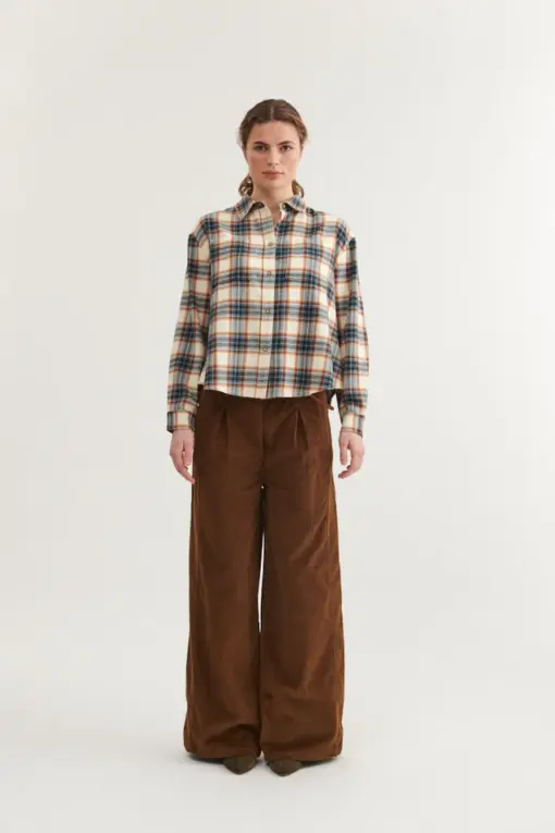 Basic Apparel - Kira Shirt, Blue/Birch - Billede 3